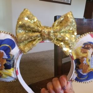 Custom made Beauty and The Beast ears